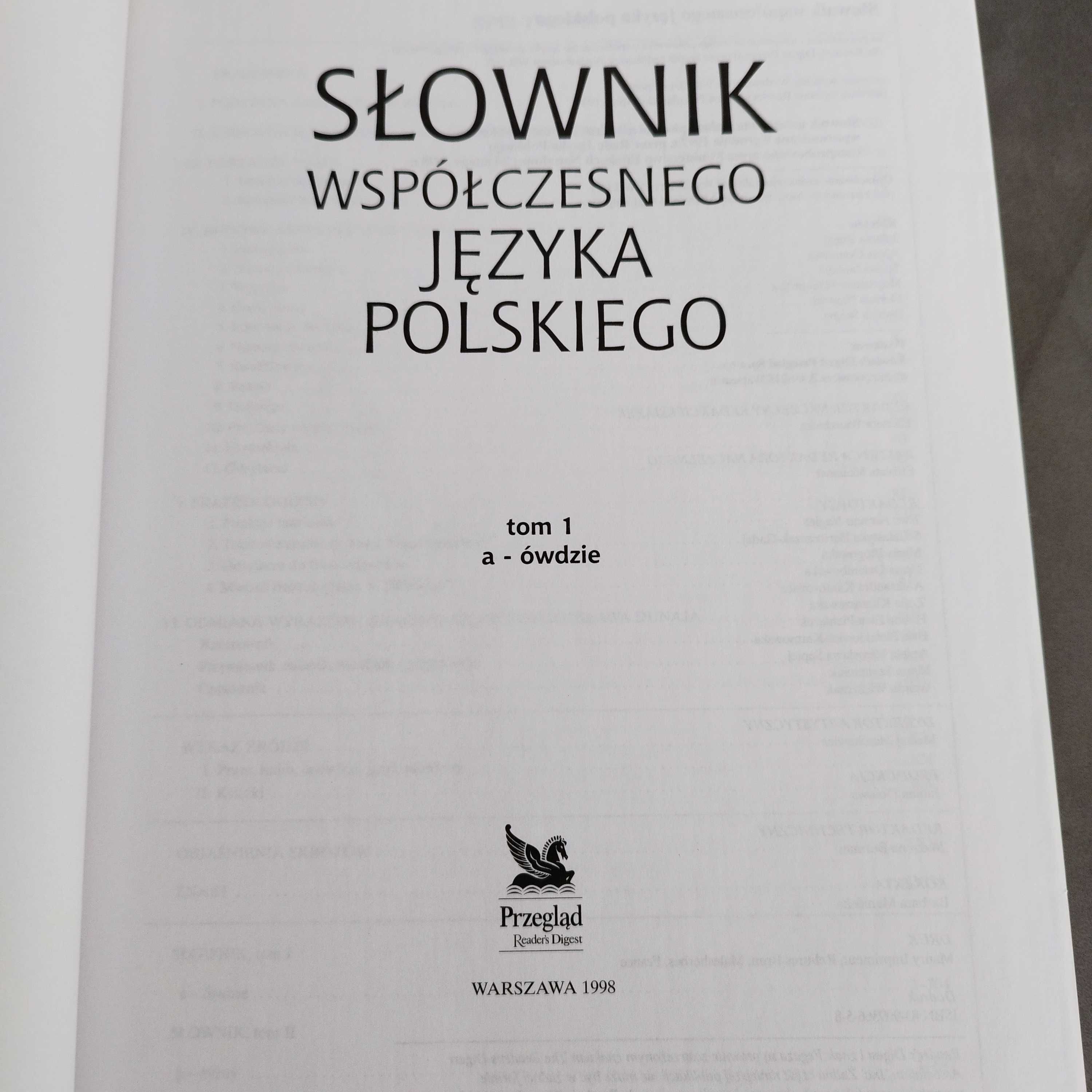 Słownik współczesnego języka polskiego Tom 1 i 2 Reader's Digest