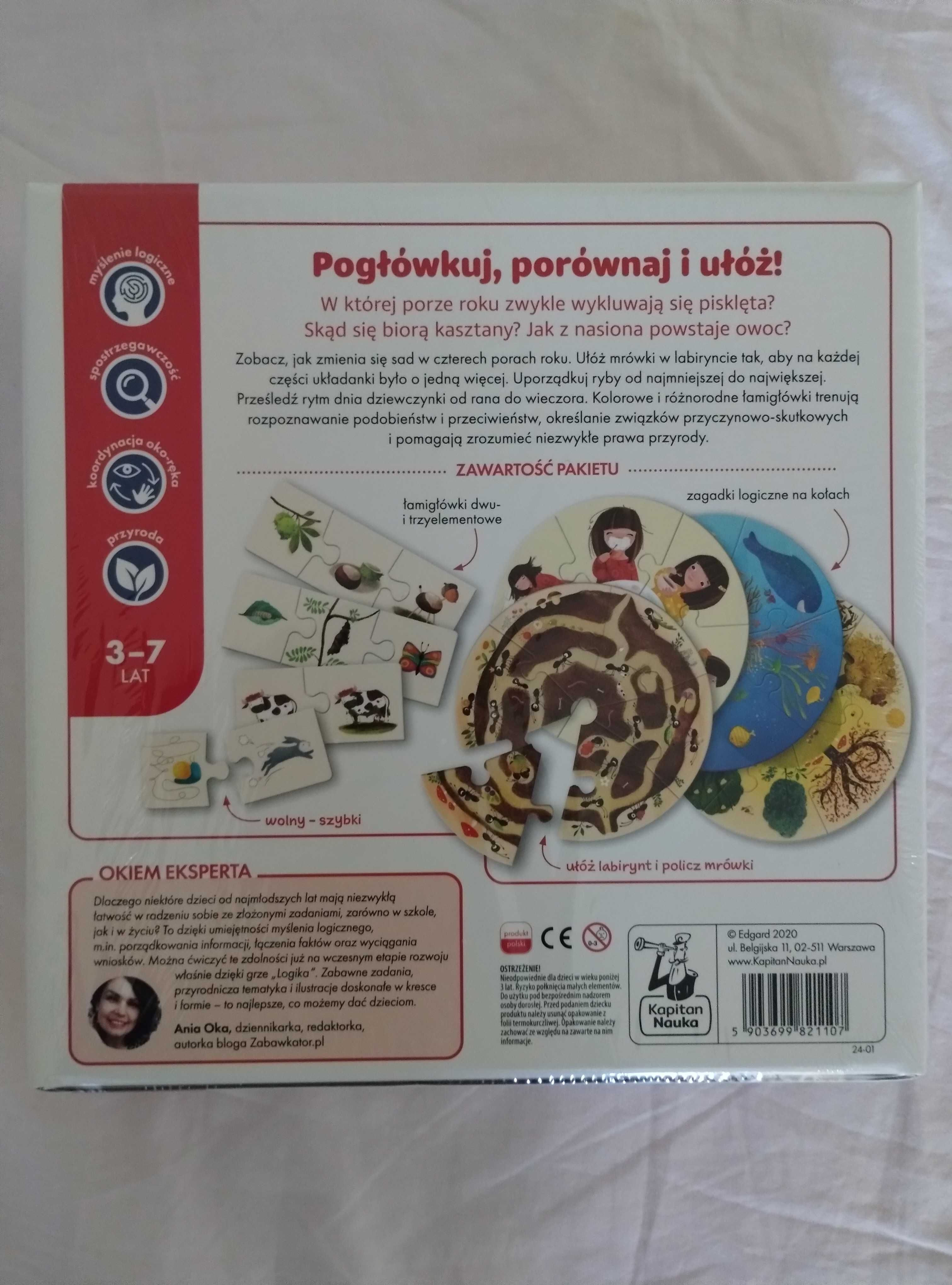 NOWA Gra edukacyjna Logika Kapitan Nauka