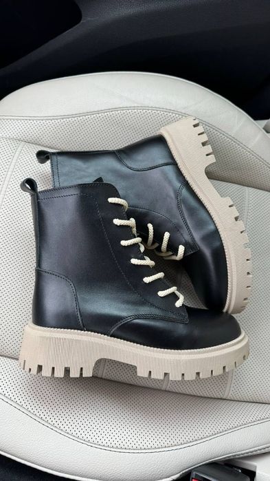 Черевики жіночі шкіряні зимові. Зимние женские ботинки