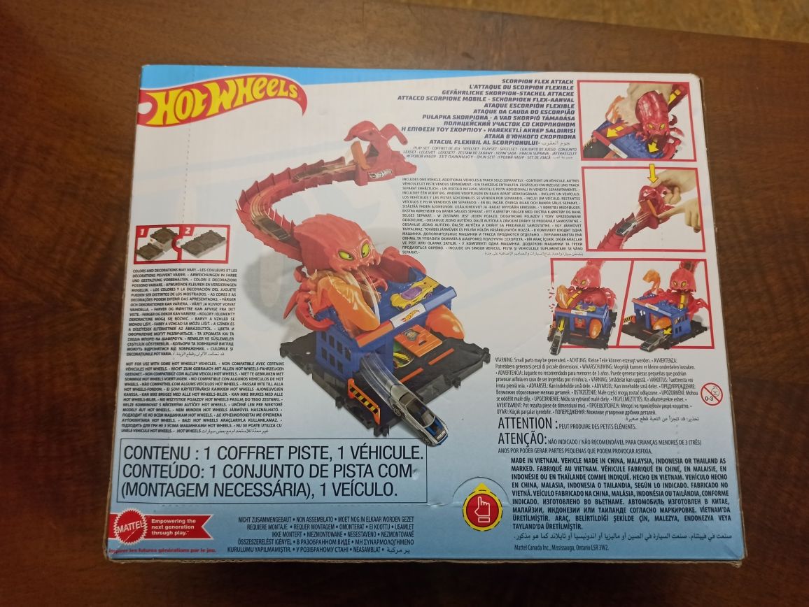 Tor Mattel Hot Wheels City Pułapka Skorpiona HDR32
