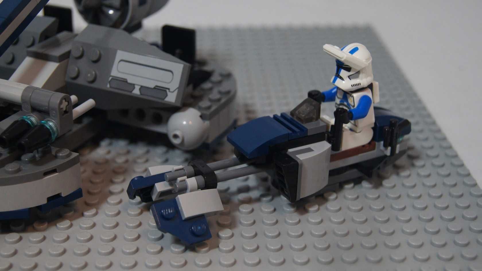 Lego 501 clone Swamp Speeder figurki 501 legion kg działo speeder 8091