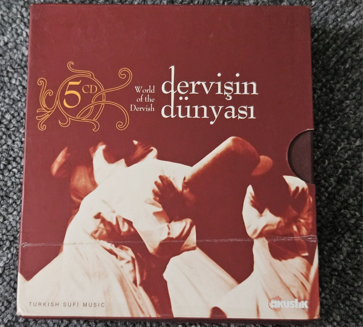 Zestaw 5 CD z muzyką turecką World of the Dervish Dervisin Dunyasi Box