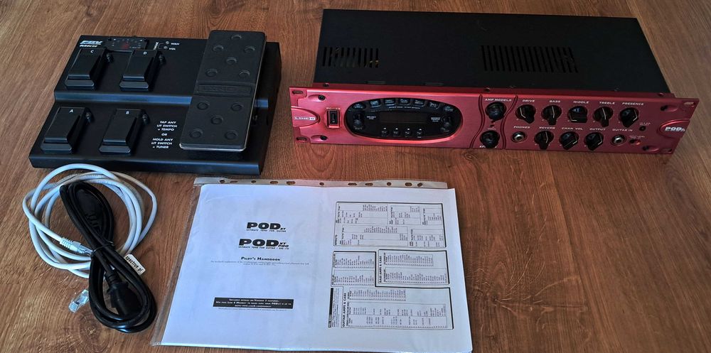 Line 6 POD xt Pro Rackmount Multi-Effect and Amp Modeler + FBV MKII