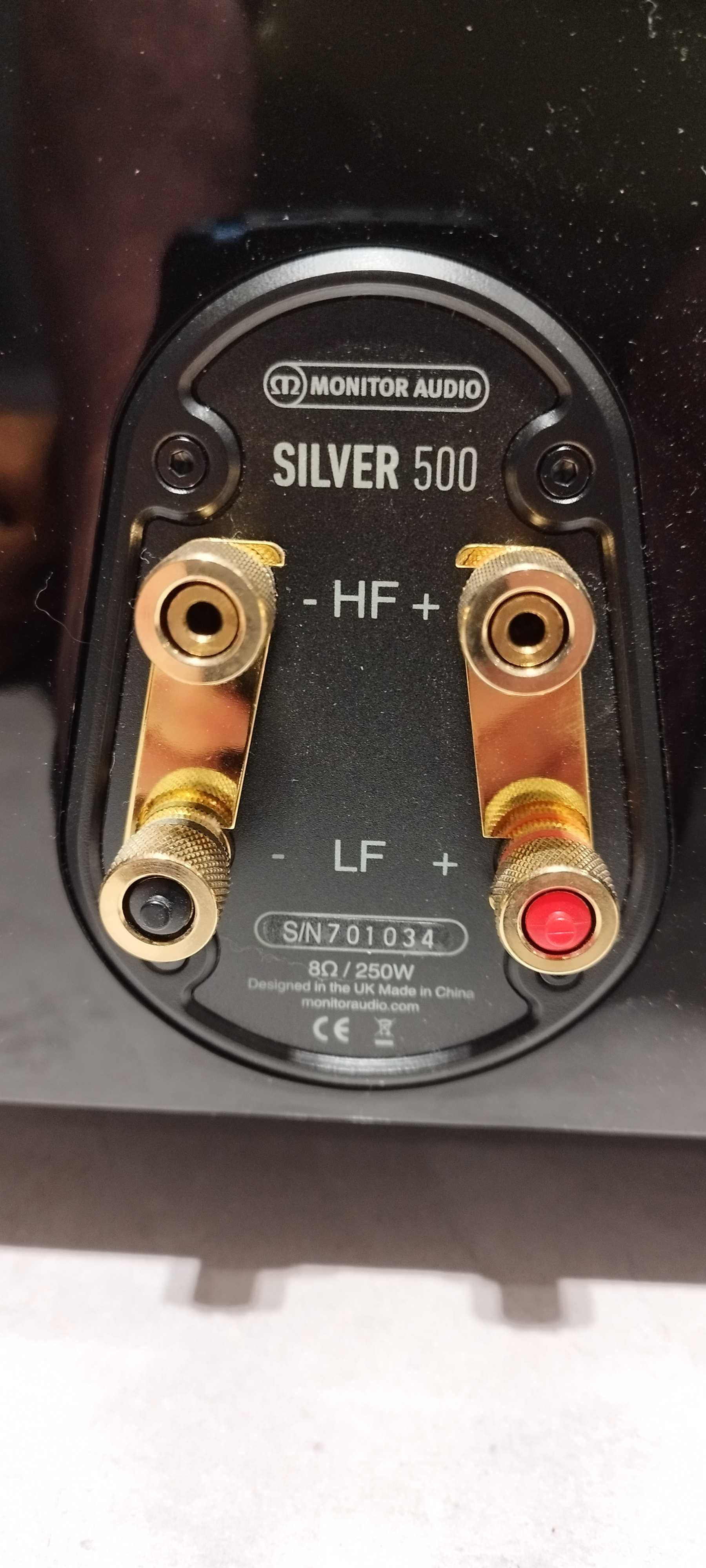 Kolumny Monitor Audio Silver 500 kolor czarny fortepianowy