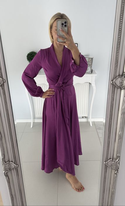 Wieczorowa sukienka maxi XS Nowa z metką