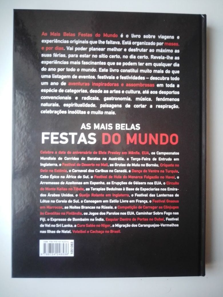 Grande livro da ciência e As mais belas festas do mundo 2=25€