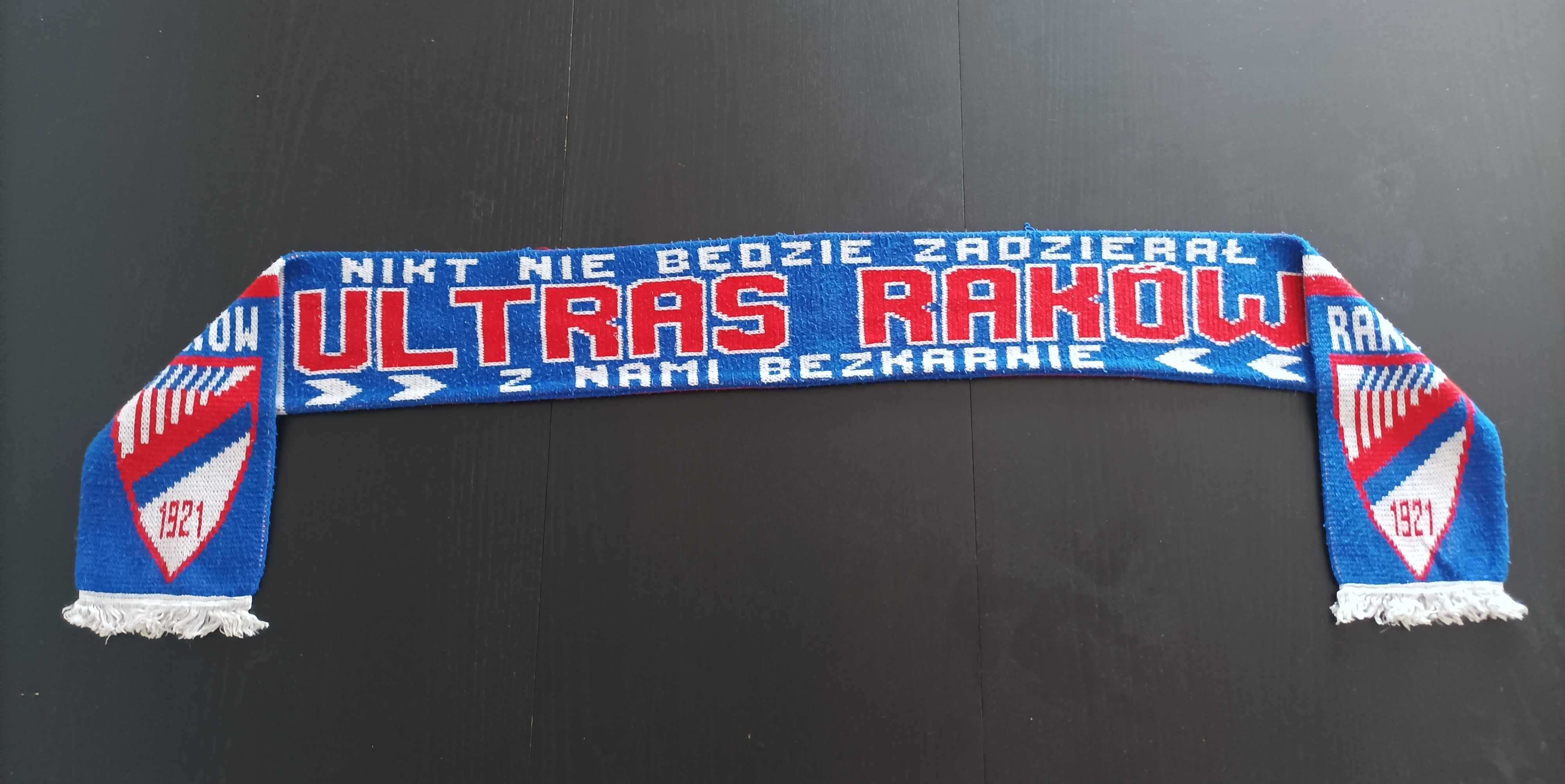 Zabytkowy szalik ultras Raków Częstochowa