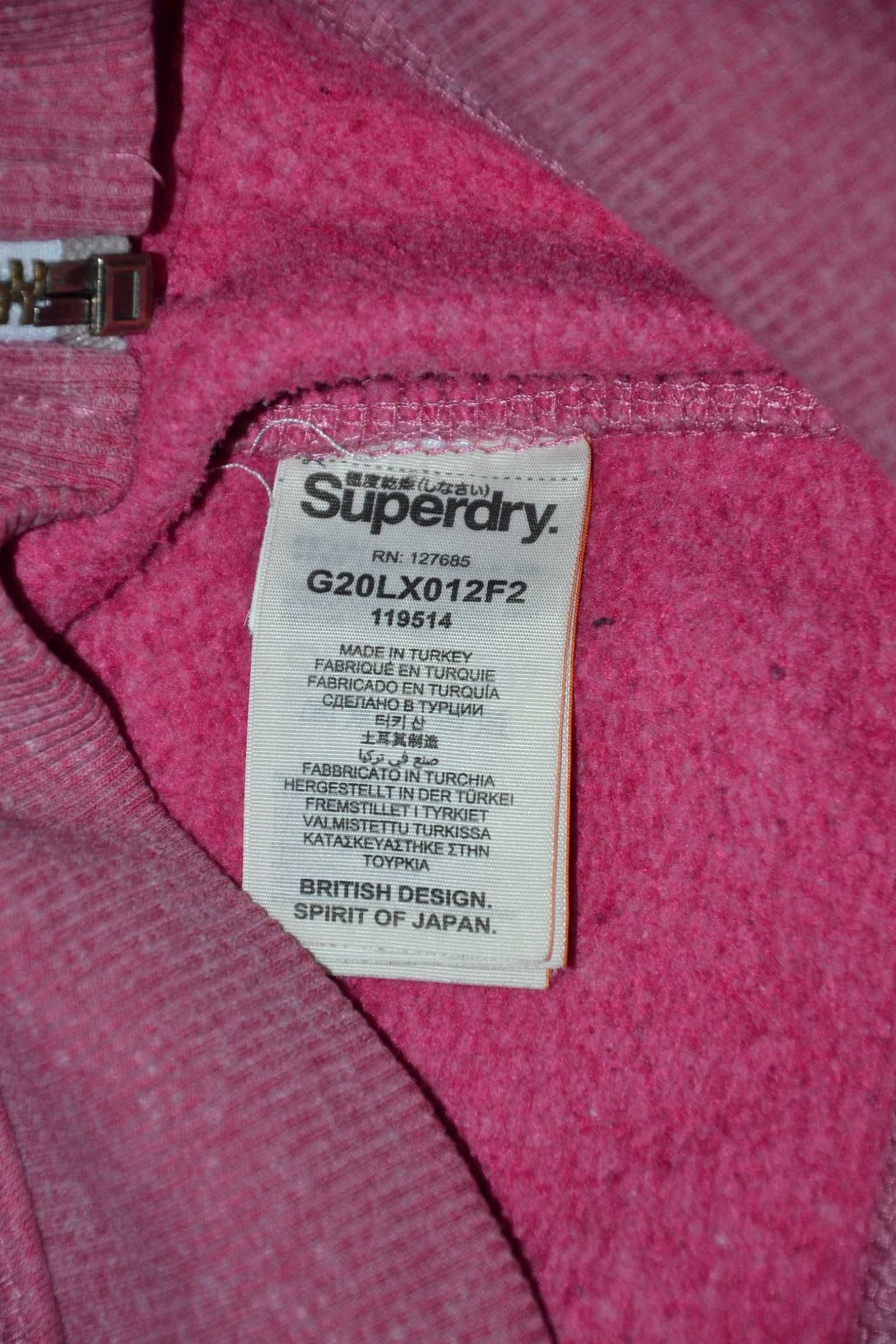 SuperDry Orange Label Bluza Damska L Oryginalna 100% Super Stan
