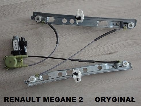 Renault Megane II 2 5d Podnośnik Mechanizm Szyby Przód Lewy Orygin [v]