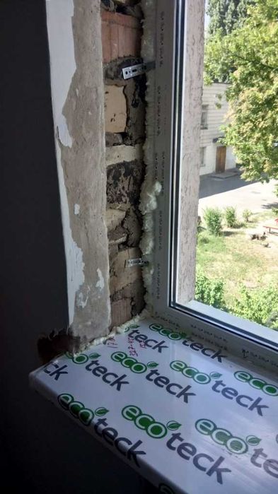 Робимо укоси. Заміна вікон, склопакетів, фурнітури у МПВ Є-відновлення