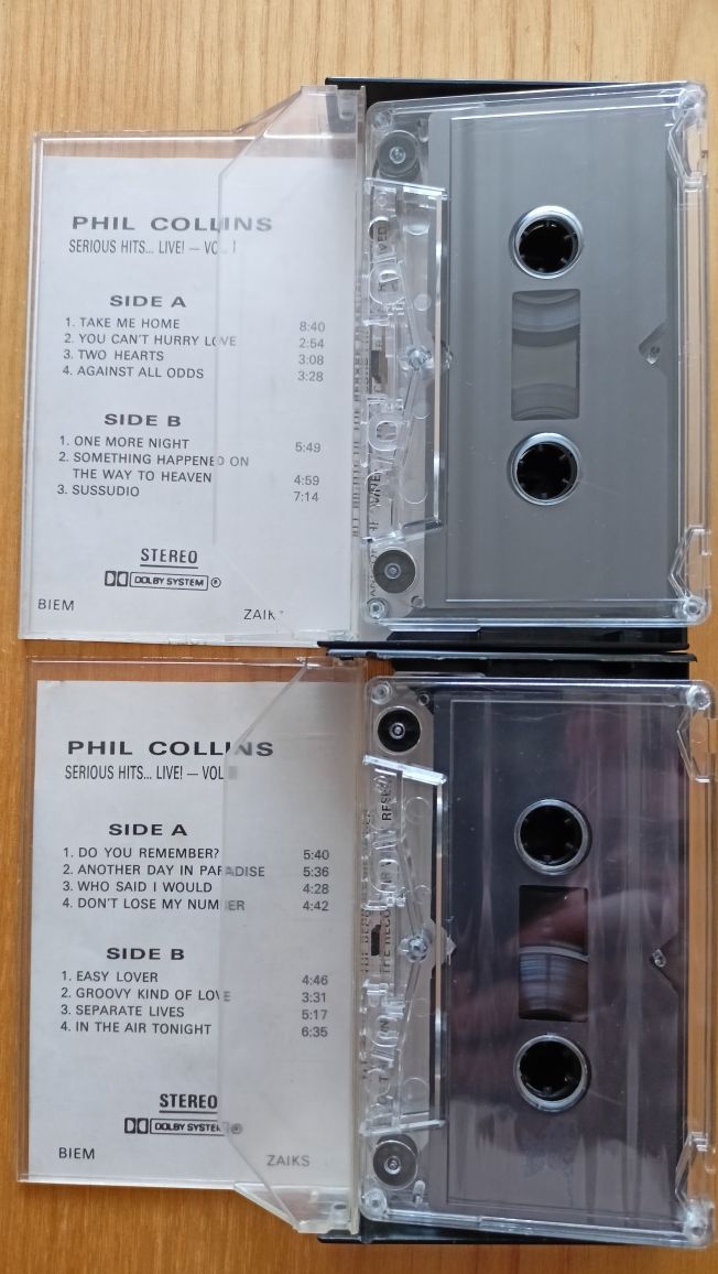 PHIL COLLINS na kasecie magnetofonowej