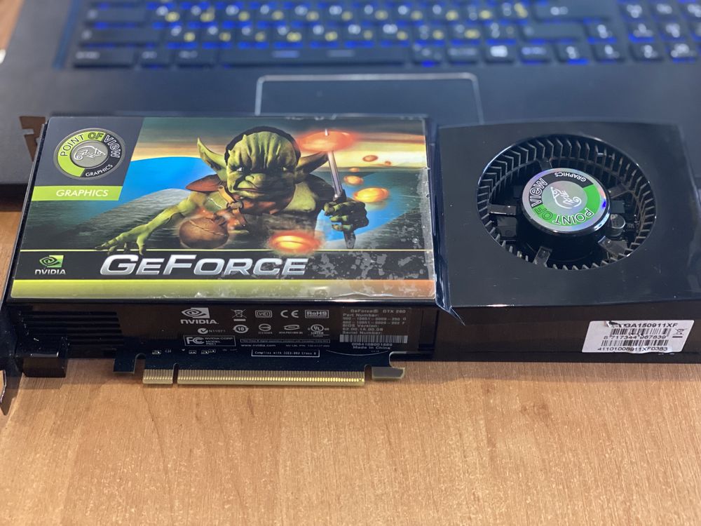 Відеокарта Nvidia Ge Force GTX 260 GTX 275 з Німеччини