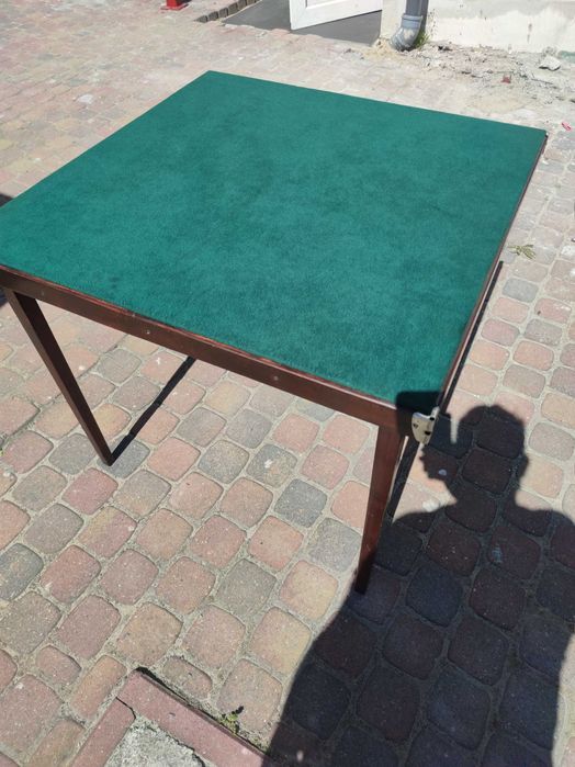 Składany stół do pokera w stylu retro Ferd. Lundquist & Co.