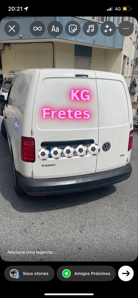 Fretes e pequenas mudancas