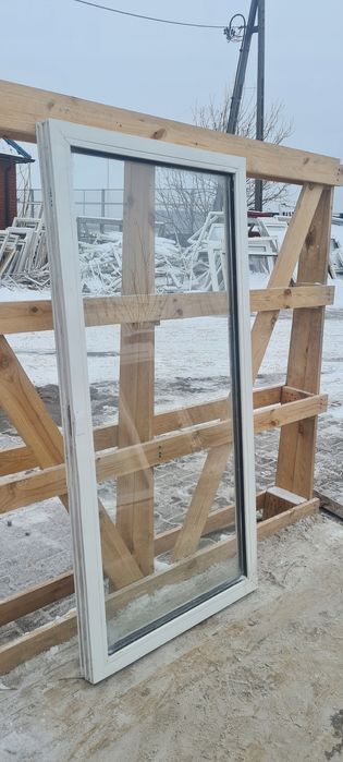 OKNA KacprzaK Witryna 73x150 FIX Używany PCV Lider OLX