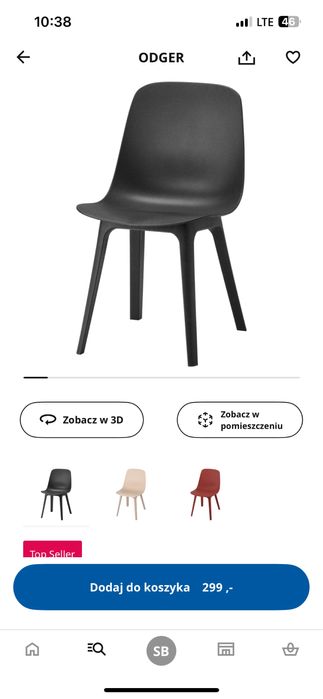 Sprzedam komplet 6 krzesel z Ikei. Bardzo dobry stan!