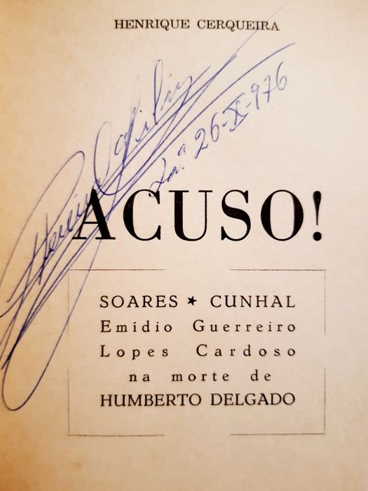 Livro Acuso da editora Intervenção 2 vol assinados pelo autor