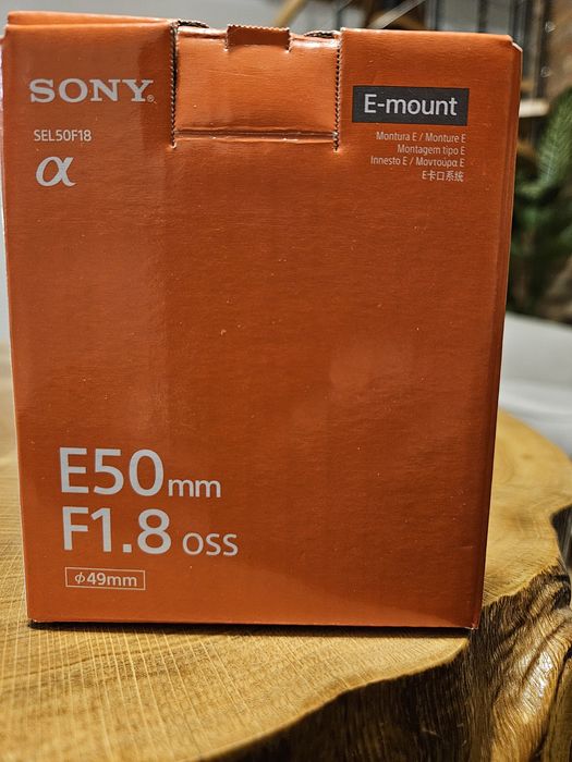 Obiektyw Sony E 50mm f/1.8 OSS z gwarancją 12m