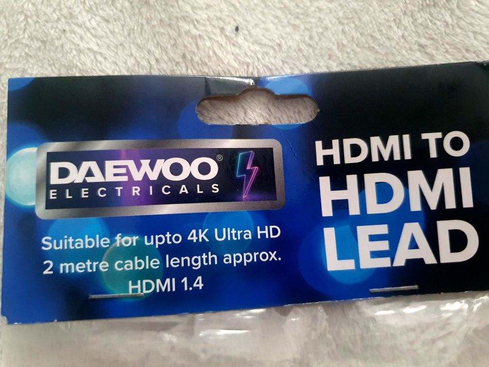 Oryginalny nowy 2m Kabel HDM I1.4 Daewoo 4k  ultra hdl