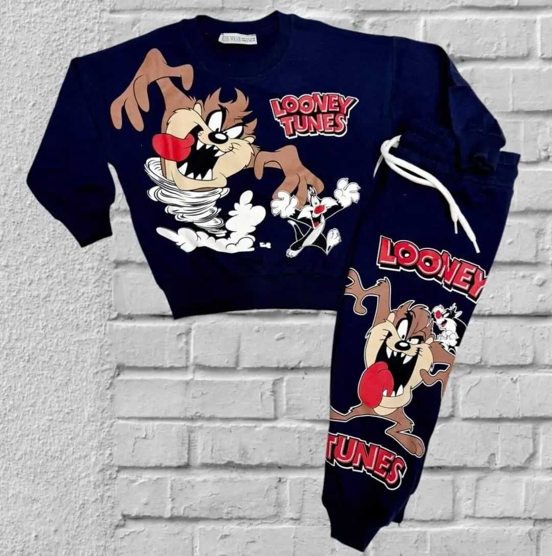 Dresy Taz Looney Tunes 98 komplet dresowy 2-3 latka Diabeł Tasmański