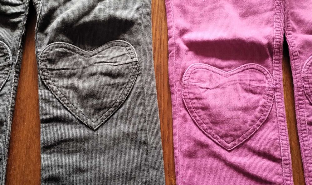 Conjunto 2 Calças H&M Bombazine 6-7 Anos Inverno