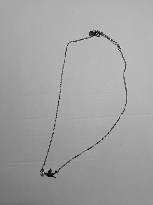 Colar com pasarinho e brilhante