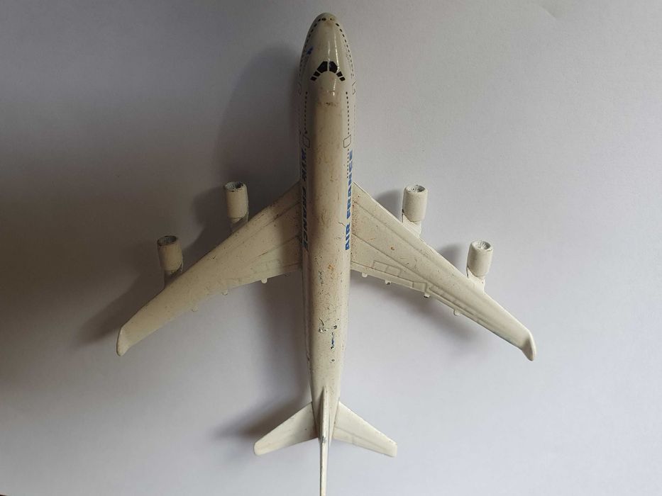 Majorette - Avião Boeing 747 - Air France - vintage - Anos 80