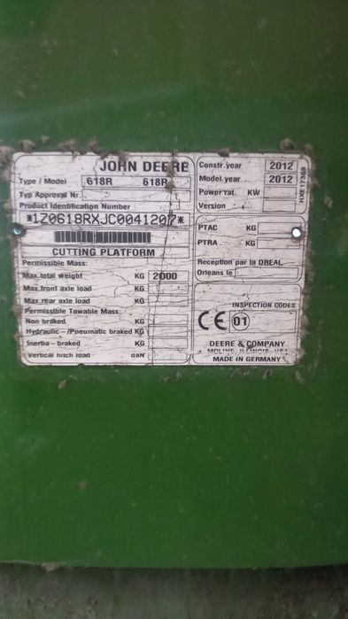 Терміново продам Комбайн John Deere w540 2012року джондір