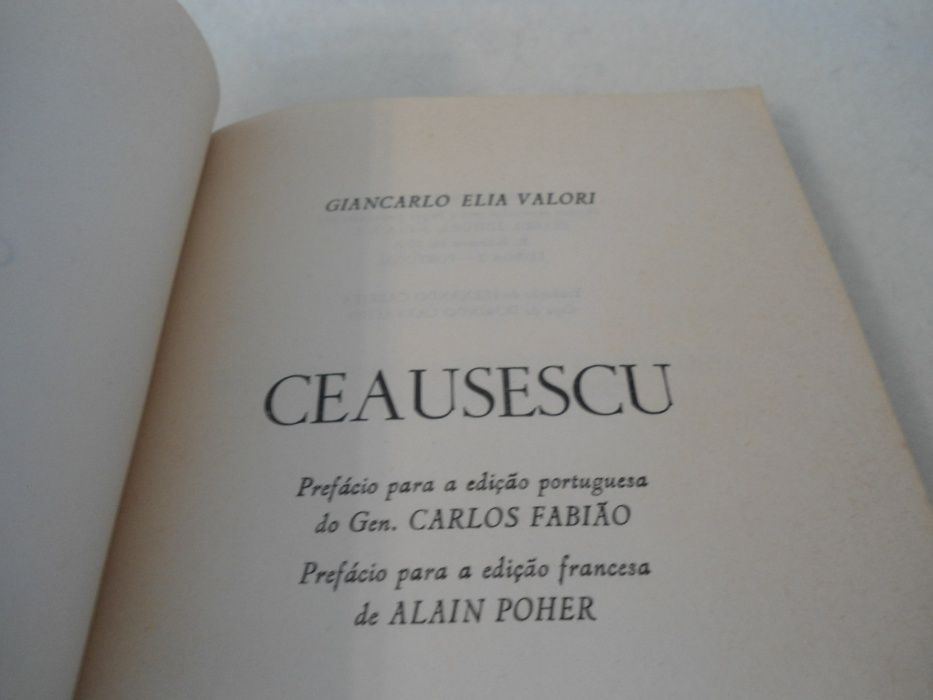 Ceausescu por Giancarlo Elia Valori (1975)