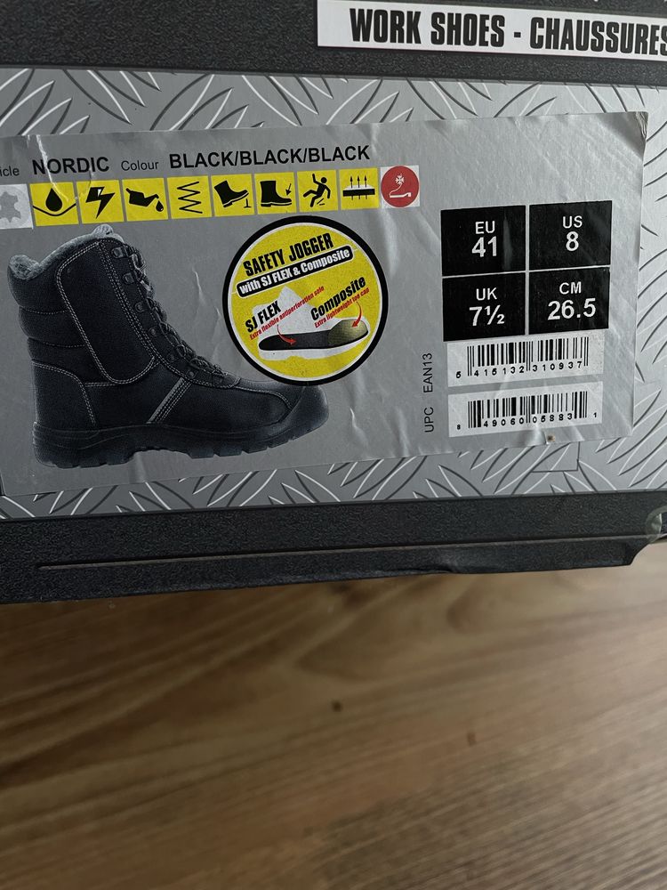 Черевики Ботинки NORDIC S3 CI Safety Jogger 41/8/26.5