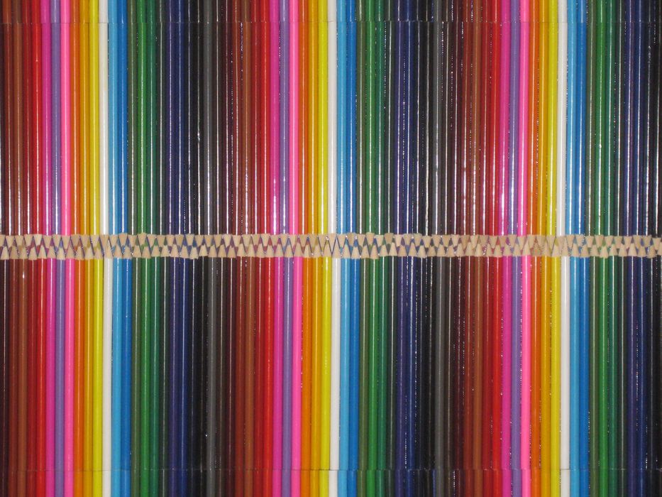 Arte - Quadro Lápis de Cor - 180x102 cm