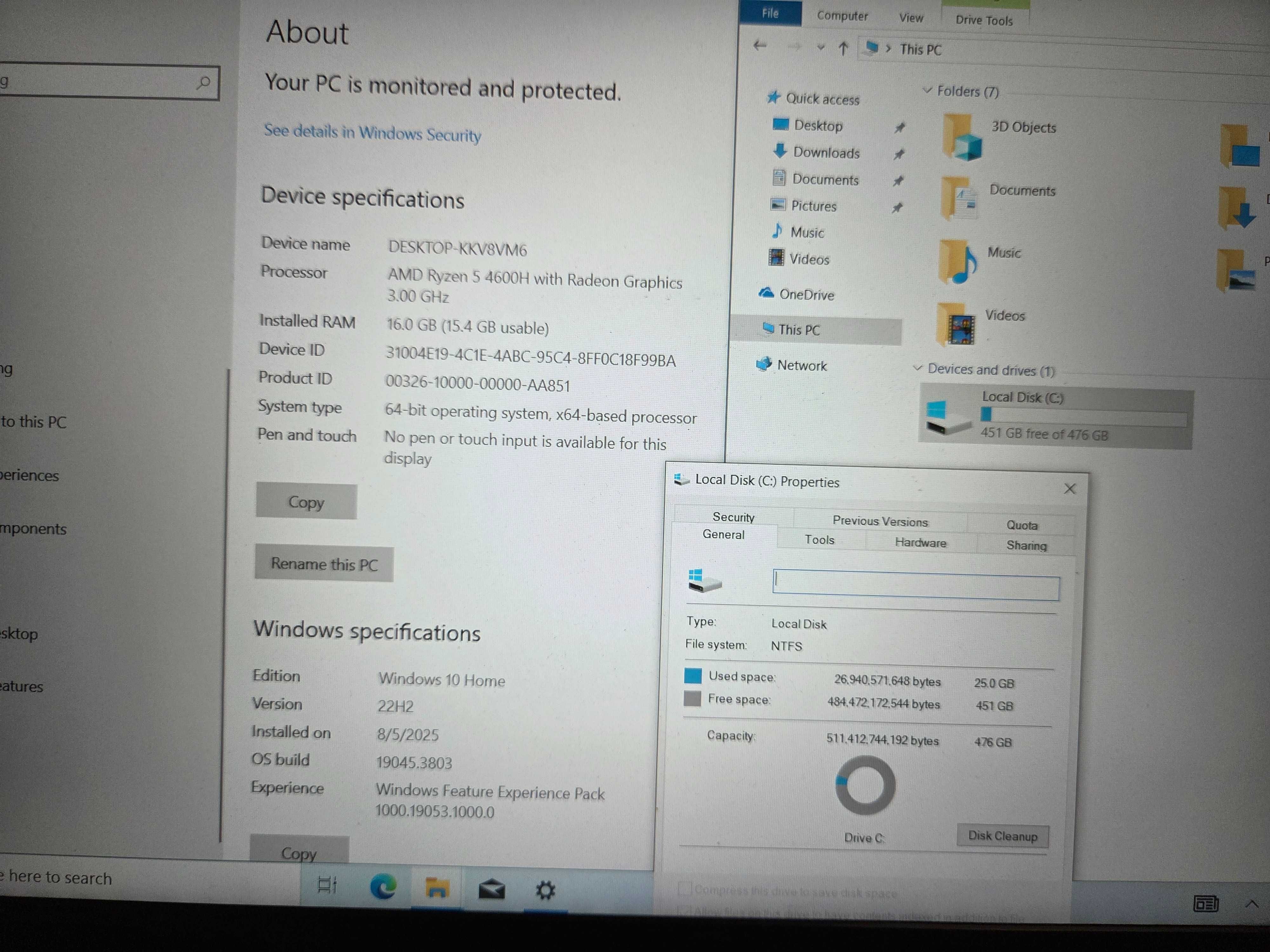 Ноутбук HP Pavilion 15-ec1009ua Ryzen5 4600H 16ГБ SSD512 GTX1650Ti