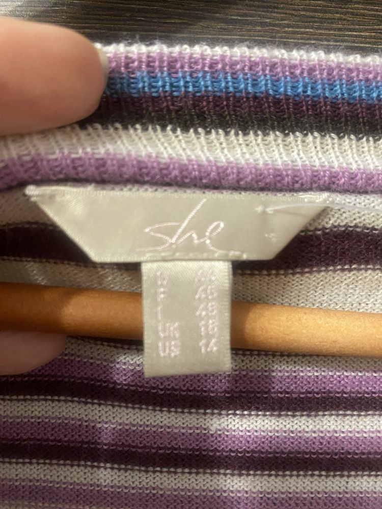 Sweter wełna merino 50% XL