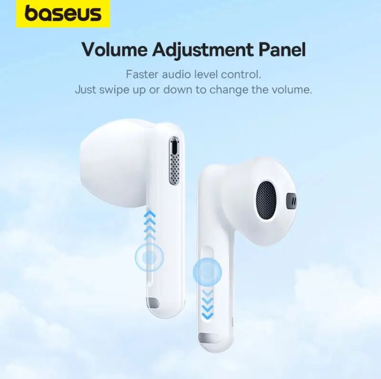 Наушники Baseus WX5 Беспроводные Bluetooth 5.3 4 Микрофона ENC  0,06