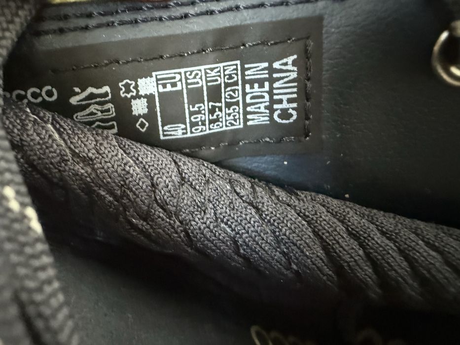 Шкіряні кросівки Ecco gore-tex 40-40.5 розмір