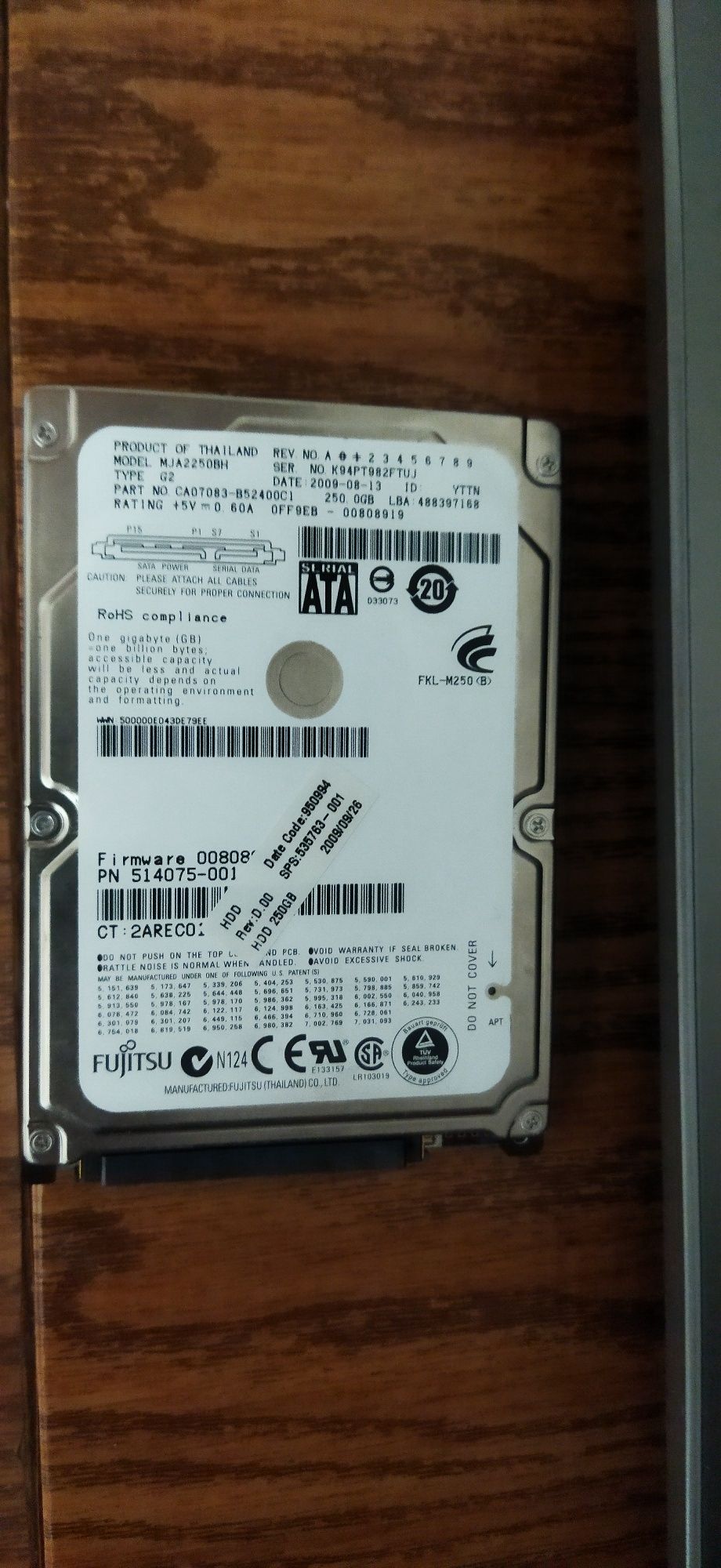 Hdd 250 gb для ноутбука