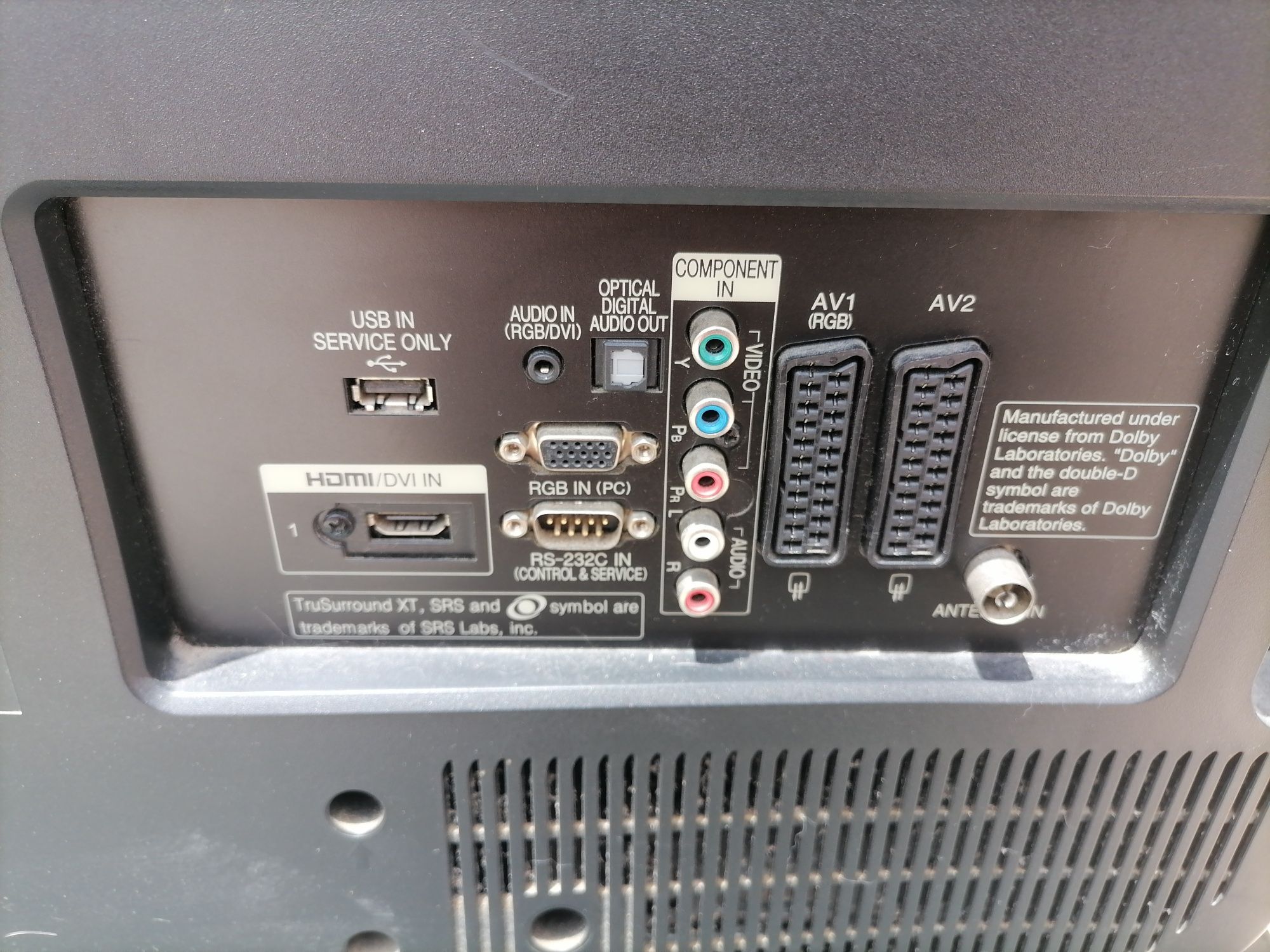 Televisão LG avariada