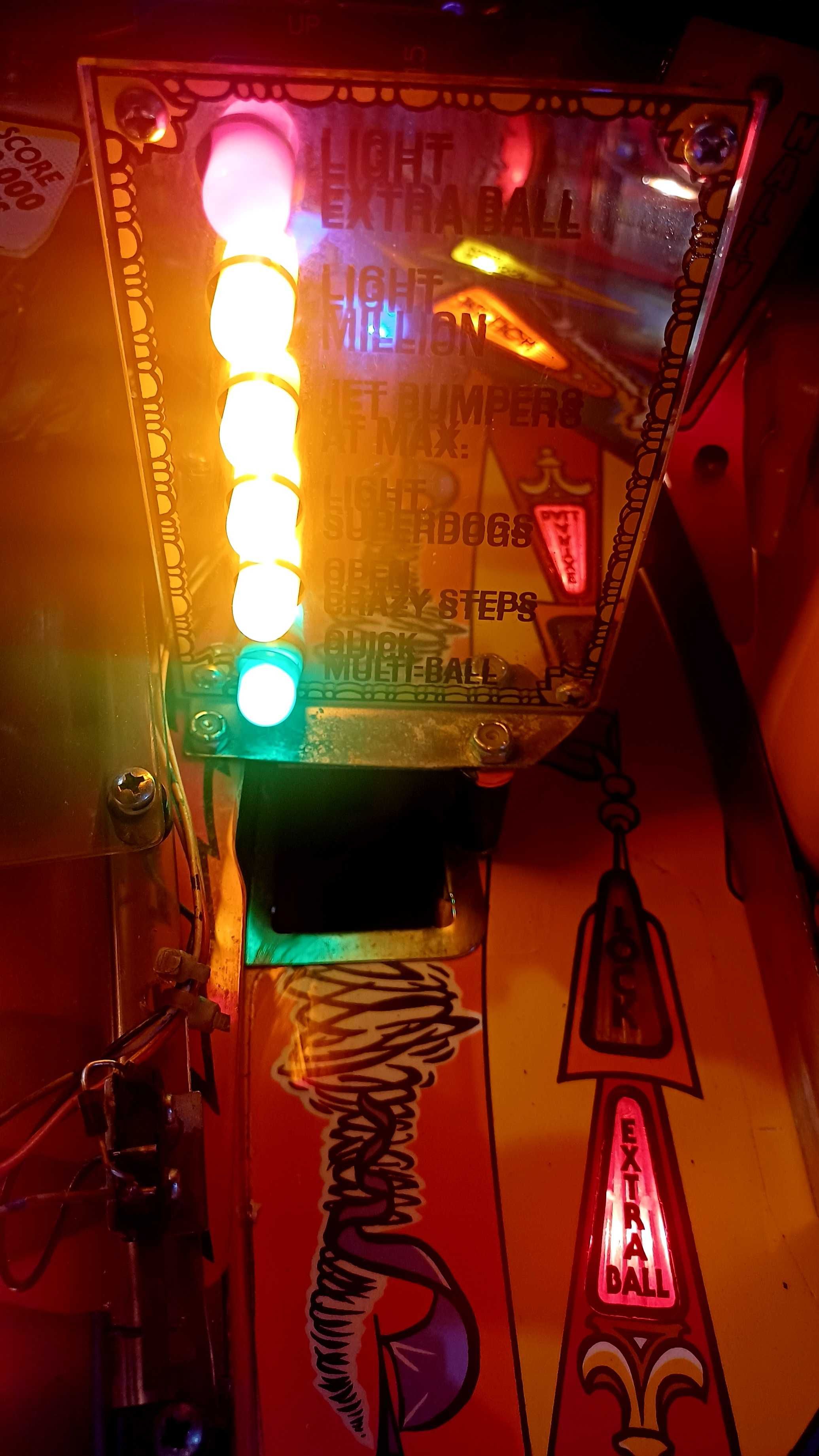 Flipper Fliper Pinball FUN HOUSE Piękny Stan