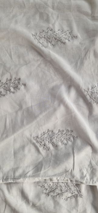 Firana Revena Home&you 140 cm x 250 cm na szelkach szara glamour