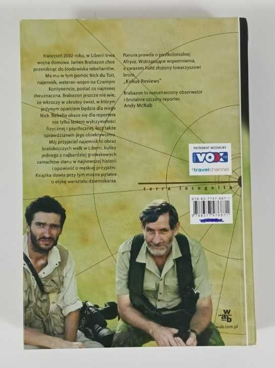 Książka: "Mój przyjaciel najemnik" James Brabazon