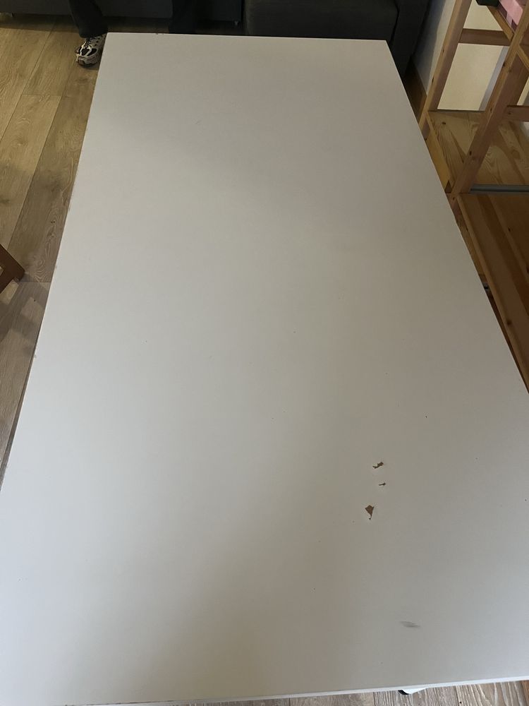 Mesa branca ikea linnmon 0,75x1,50m