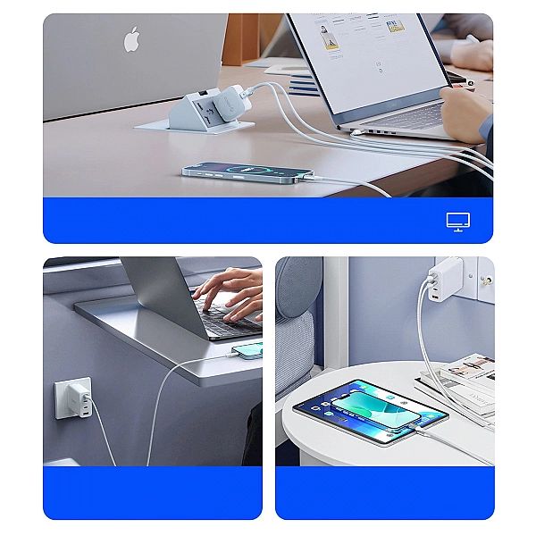 Kabel Orico CDX 60W 3A Power Delivery USB-C - USB-C 1m - biały
