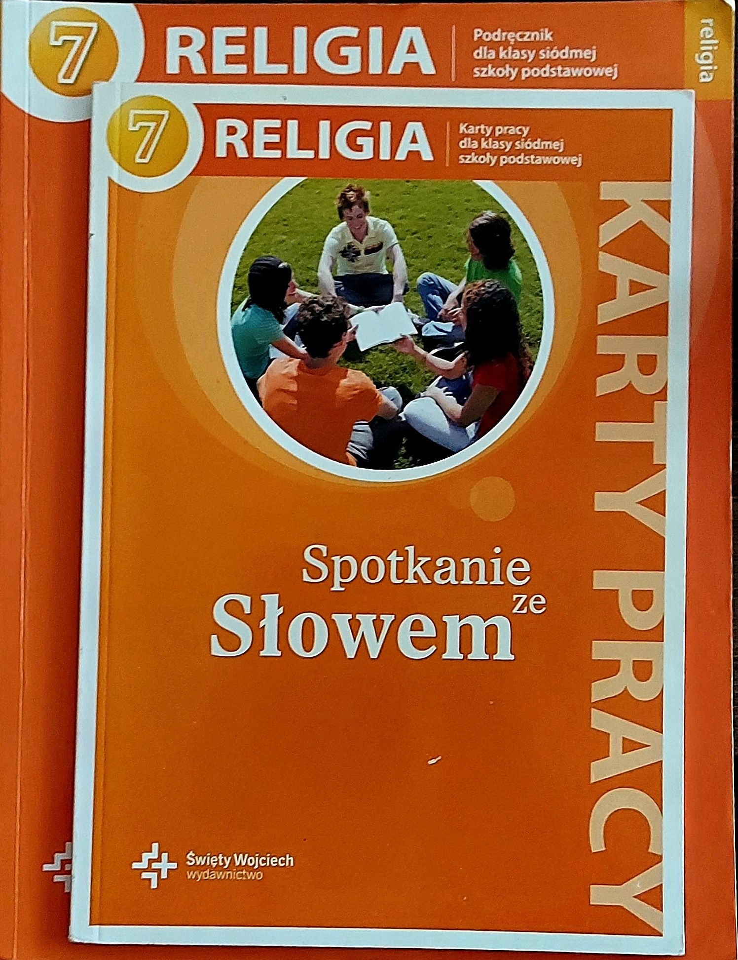 Religia podręcznik i karty pracy dla klasy 7