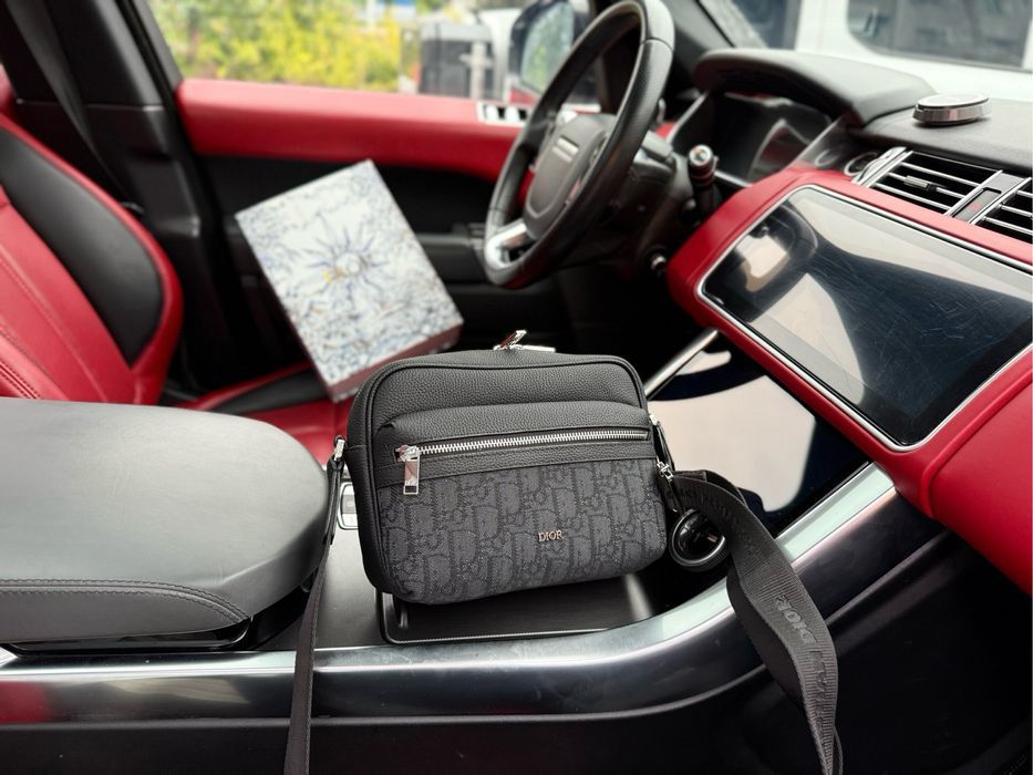 DOiR сумка мужская черная кожаная унисекс Louis Vuitton оригинал