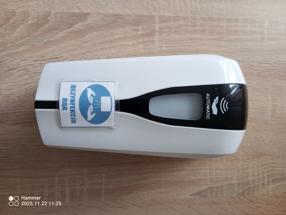 Dozownik bezdotykowy do płynu dezynfekcji automatyczny 1000 ml biało c