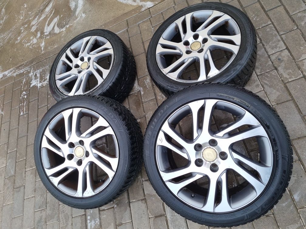 Alufelgi 17 5×108  z oponami w ładnym stanie