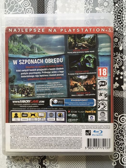 PS3 - gra Farcry 3, oryginalne pudełko