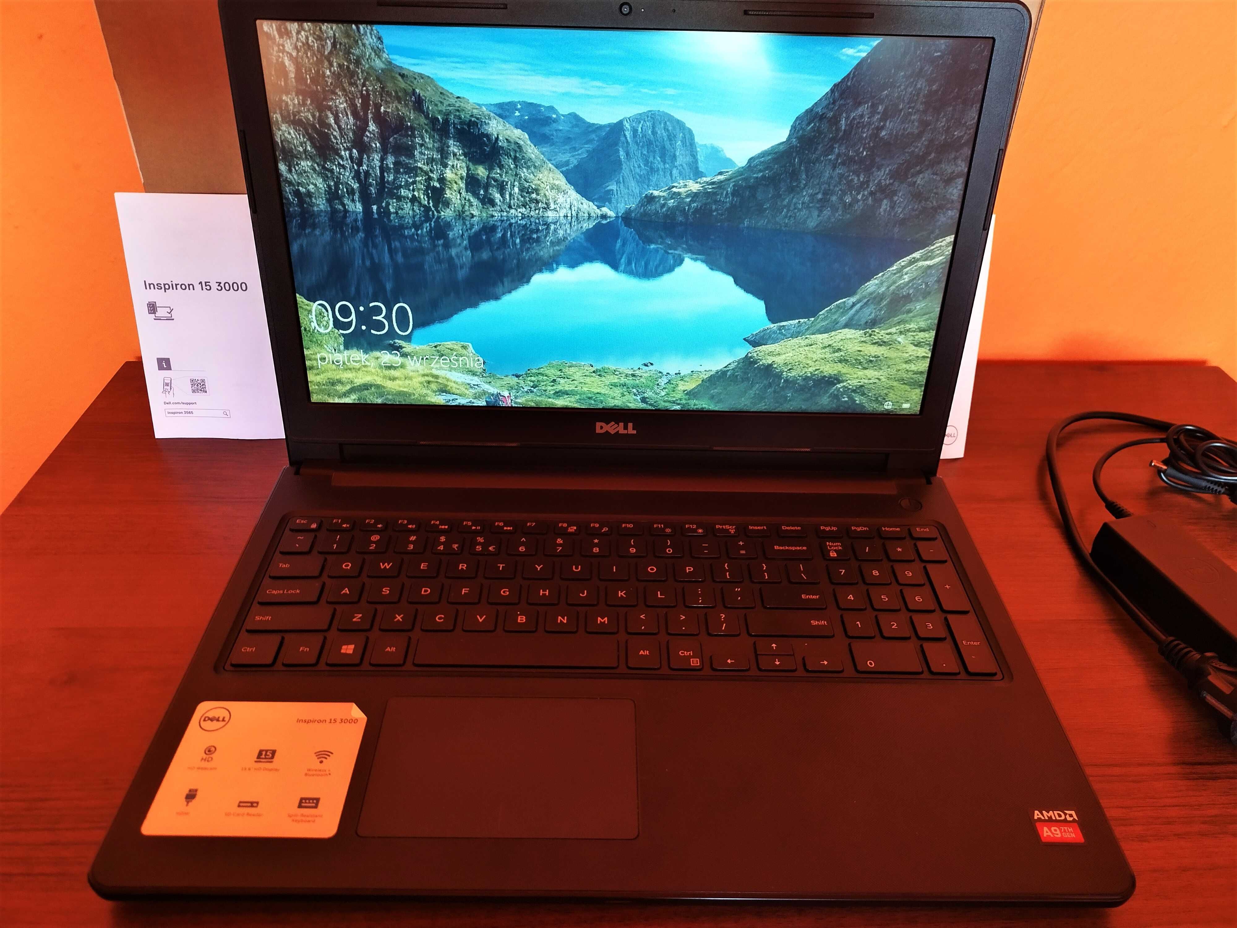 Laptop Dell Inspiron 15 - 3565 * Windows 10 * 512GB HDD