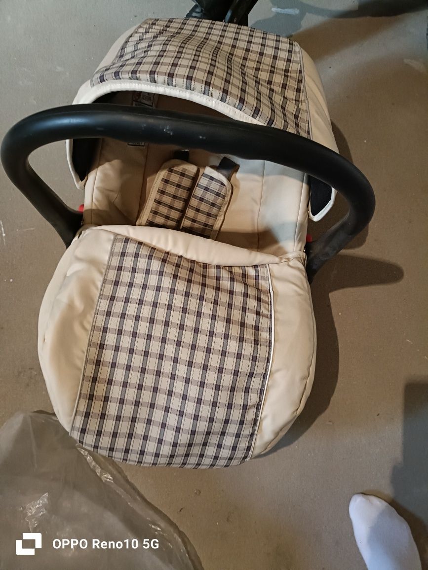 Wózek 3w1 camarelo carera