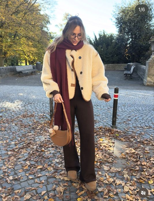 Трендова двостроння дублянка Zara (Xs-Xxl)